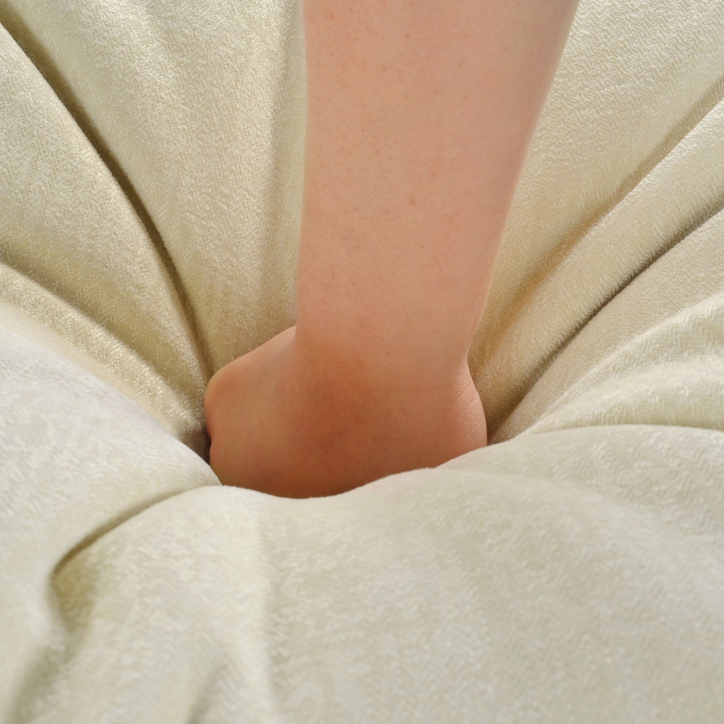 U-Shaped Chenille Sectional Sofa with Adjustable Armrest Pillows -