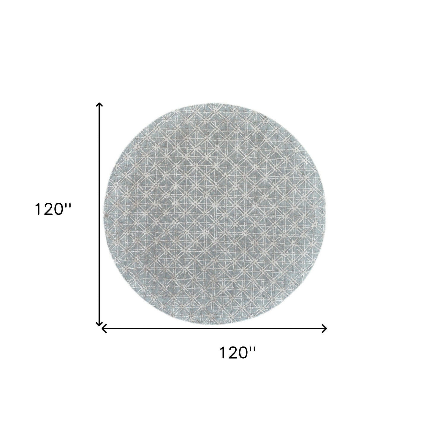 8' X 11' Taupe Ivory And Tan Wool Abstract Tufted Handmade Area Rug