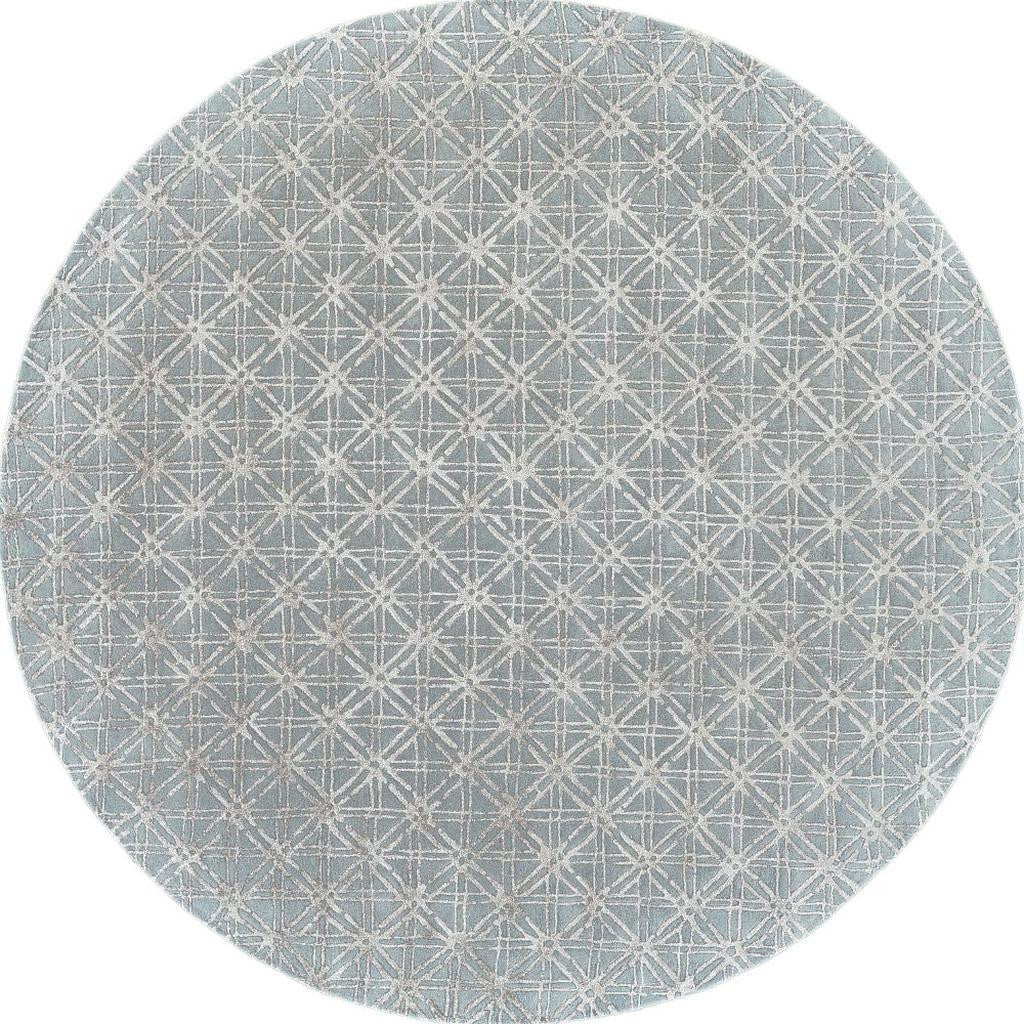 8' X 11' Taupe Ivory And Tan Wool Abstract Tufted Handmade Area Rug