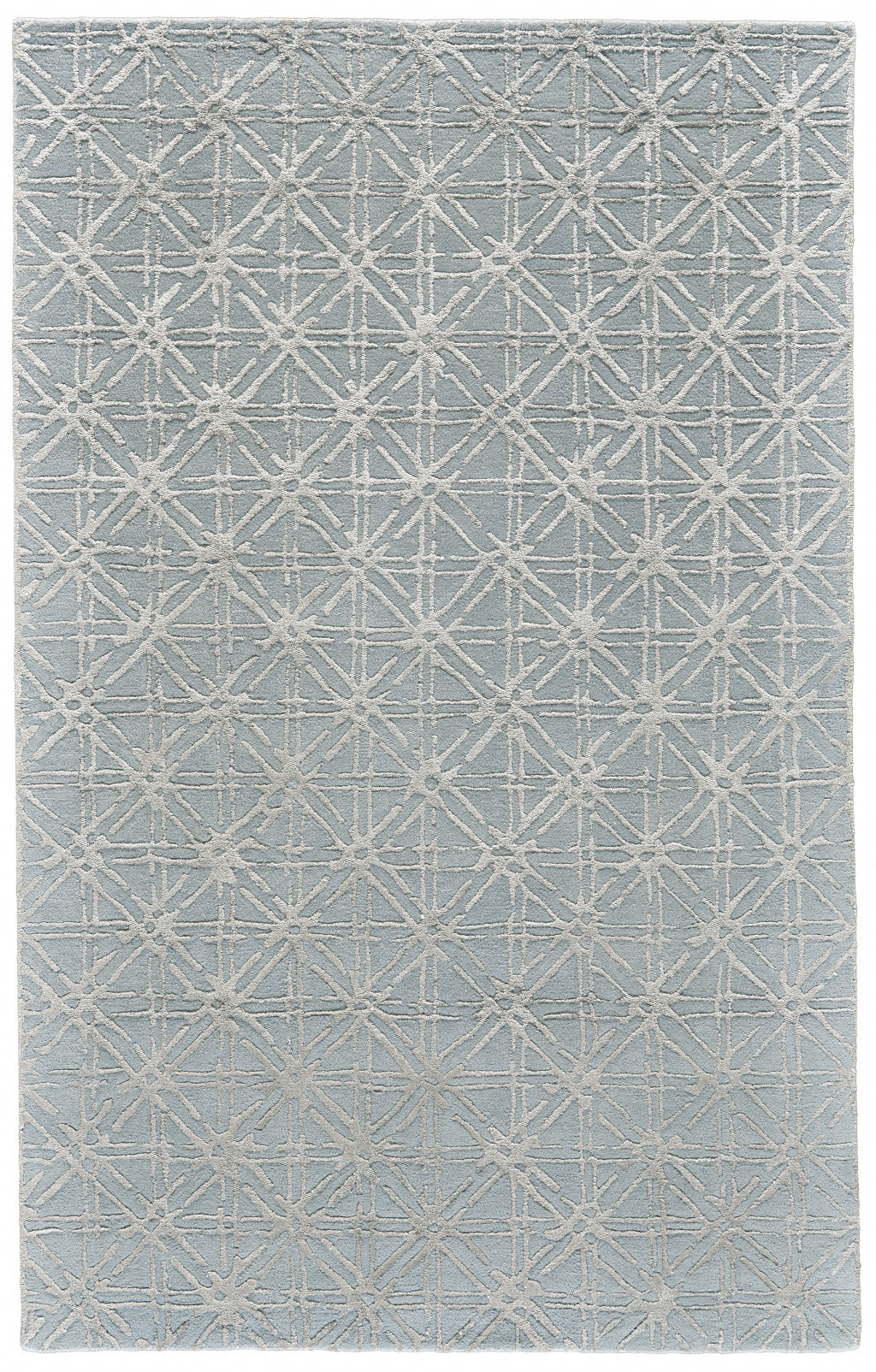 8' X 11' Taupe Ivory And Tan Wool Abstract Tufted Handmade Area Rug