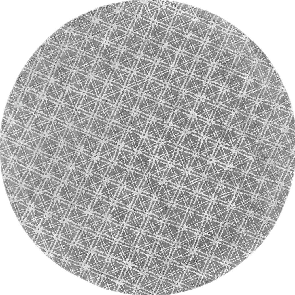 8' X 11' Taupe Ivory And Tan Wool Abstract Tufted Handmade Area Rug