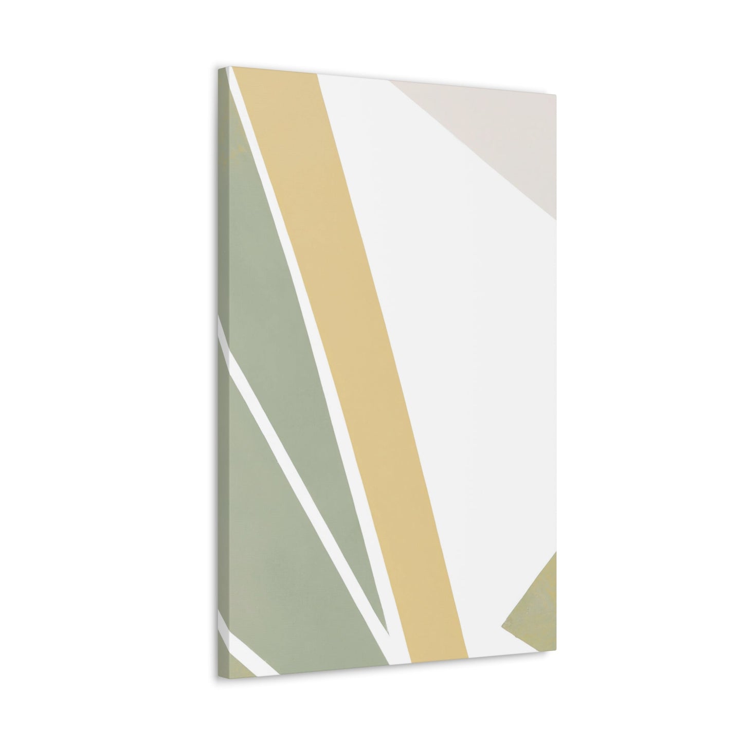 Wall Art Decor - Canvas Print Artwork - Green Abstract Design