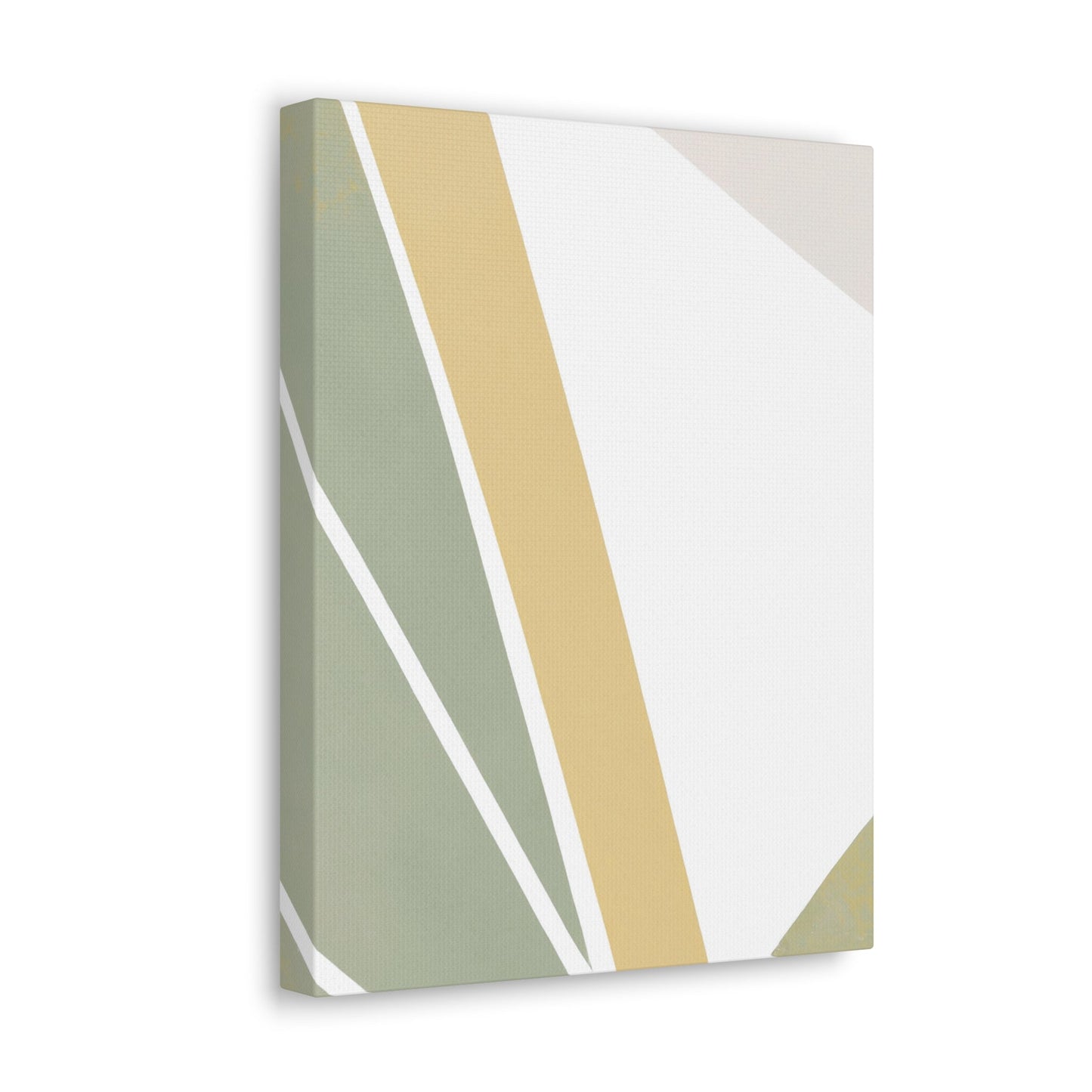 Wall Art Decor - Canvas Print Artwork - Green Abstract Design