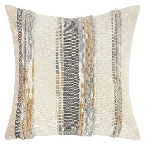 Boho Striped Chenille Throw Pillowcases
