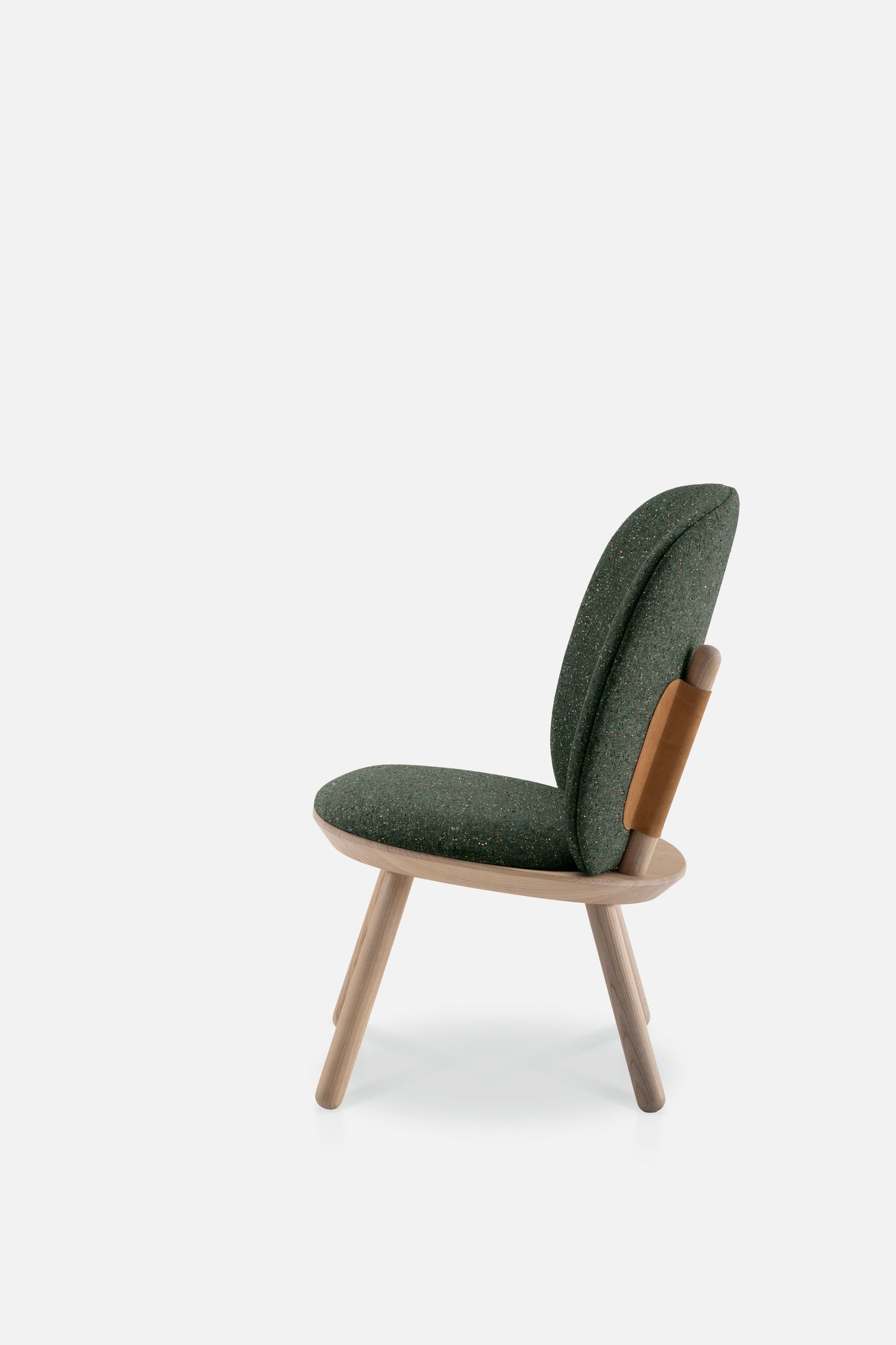 Naïve Low Chair Black Solid Ash