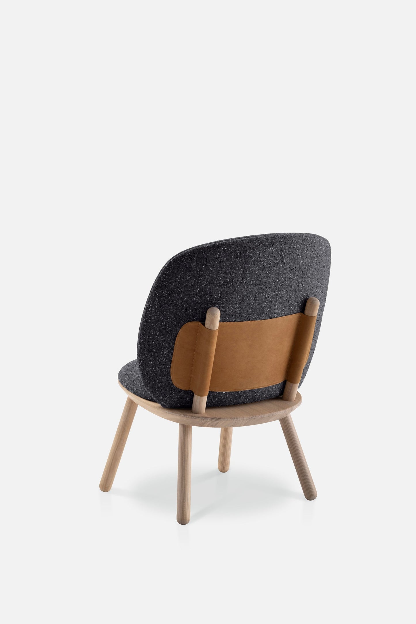 Naïve Low Chair Black Solid Ash