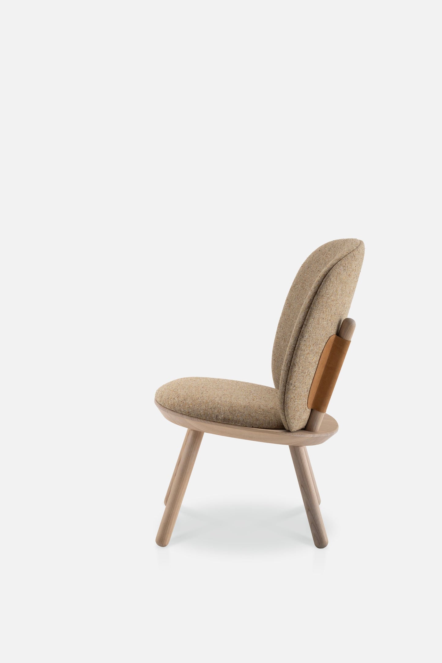 Naïve Low Chair Black Solid Ash