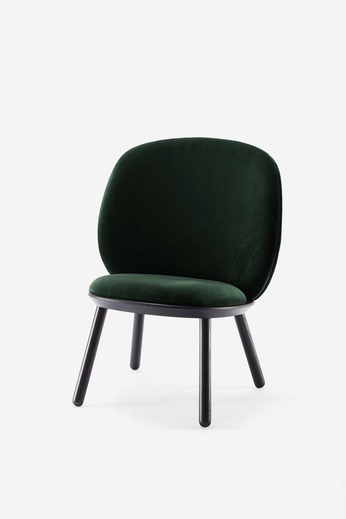 Naïve Low Chair Black Solid Ash