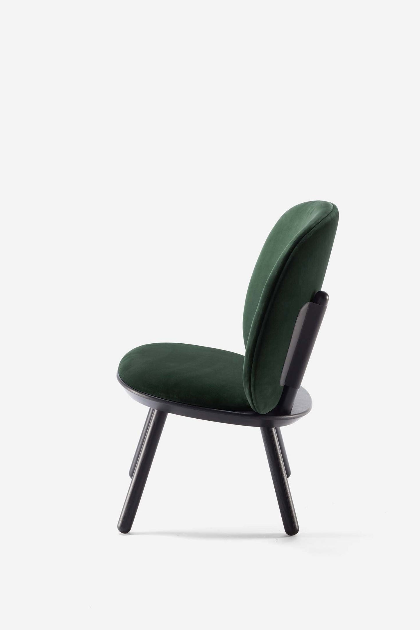 Naïve Low Chair Black Solid Ash