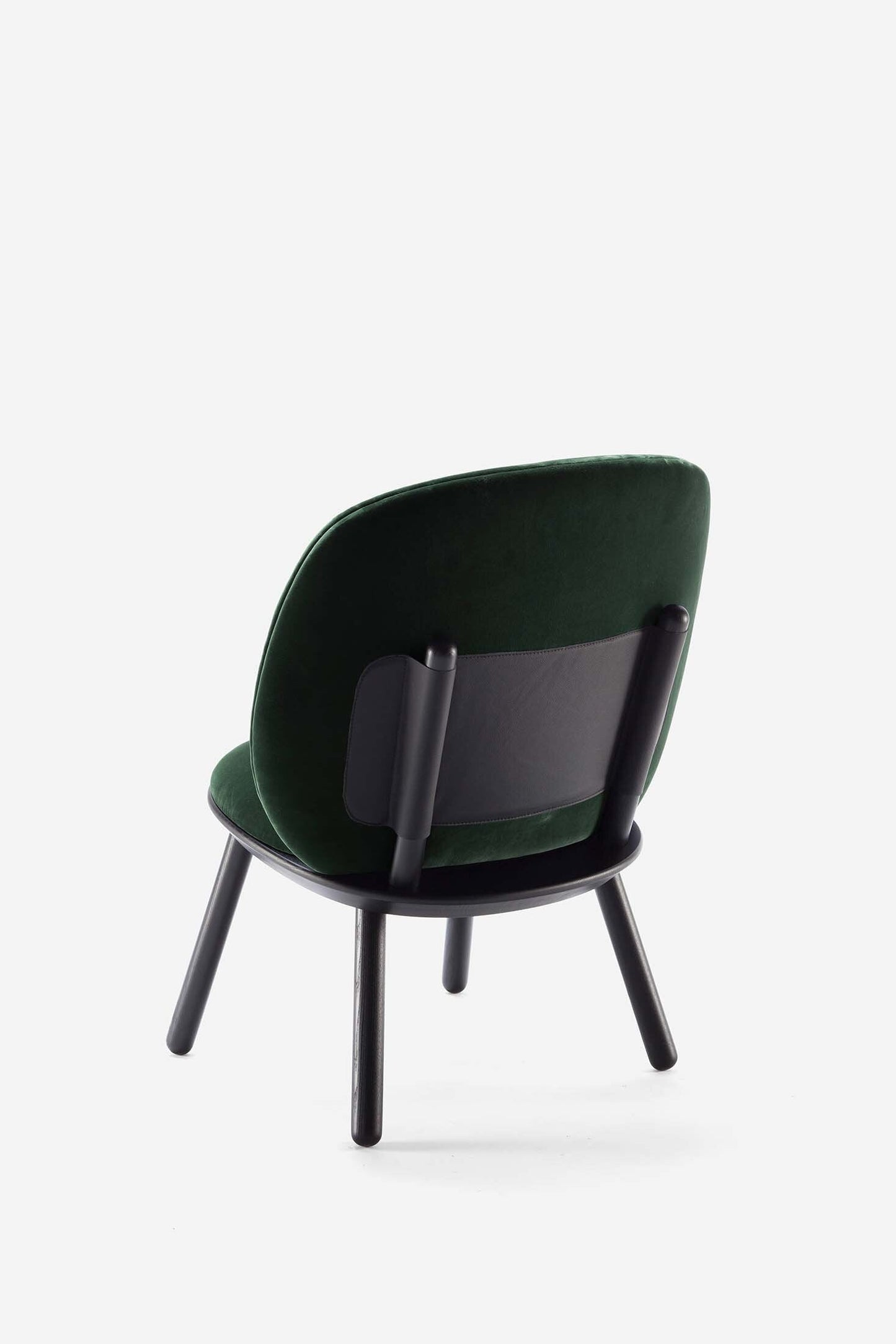 Naïve Low Chair Black Solid Ash
