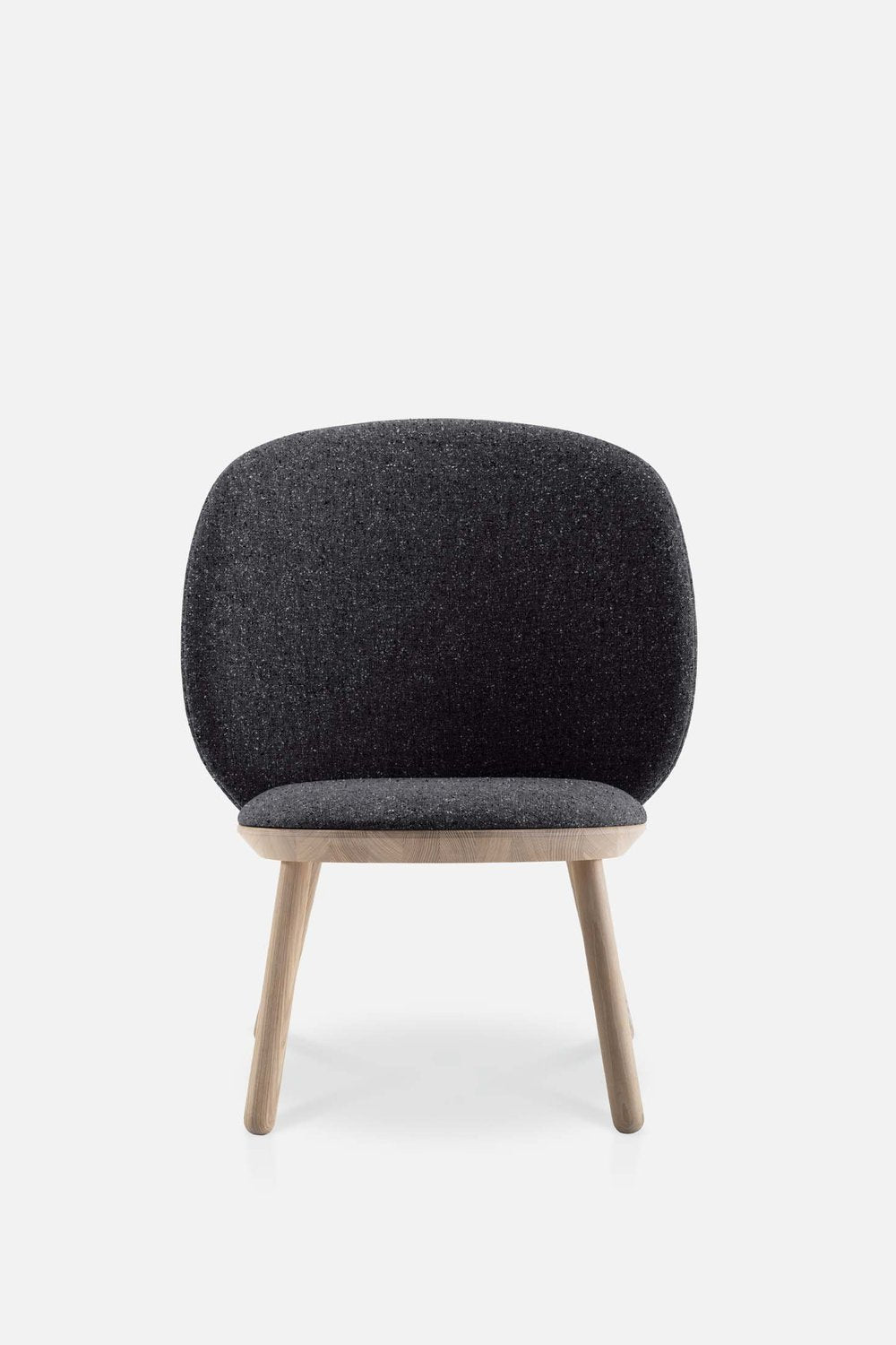 Naïve Low Chair Black Solid Ash