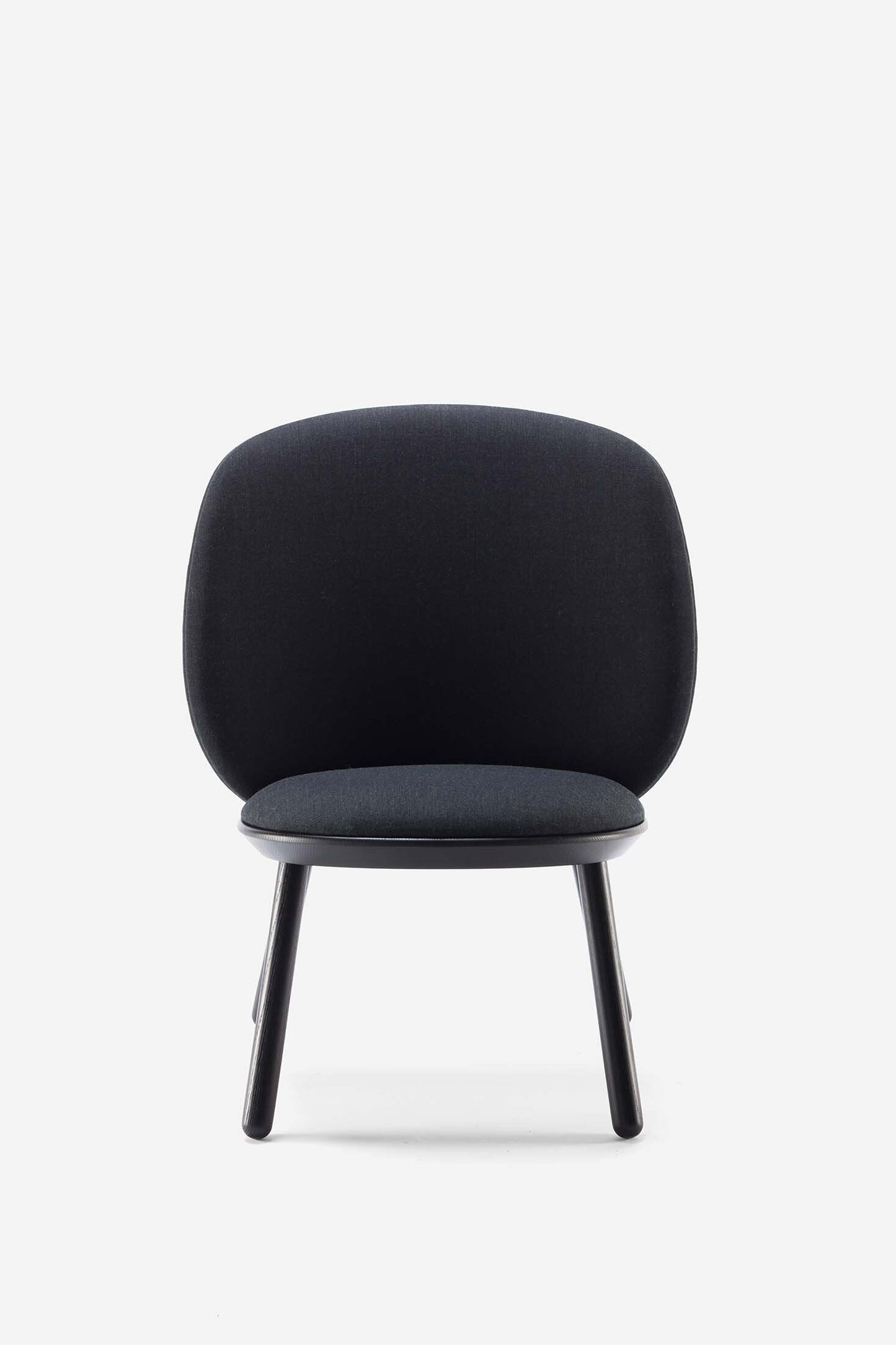 Naïve Low Chair Black Solid Ash
