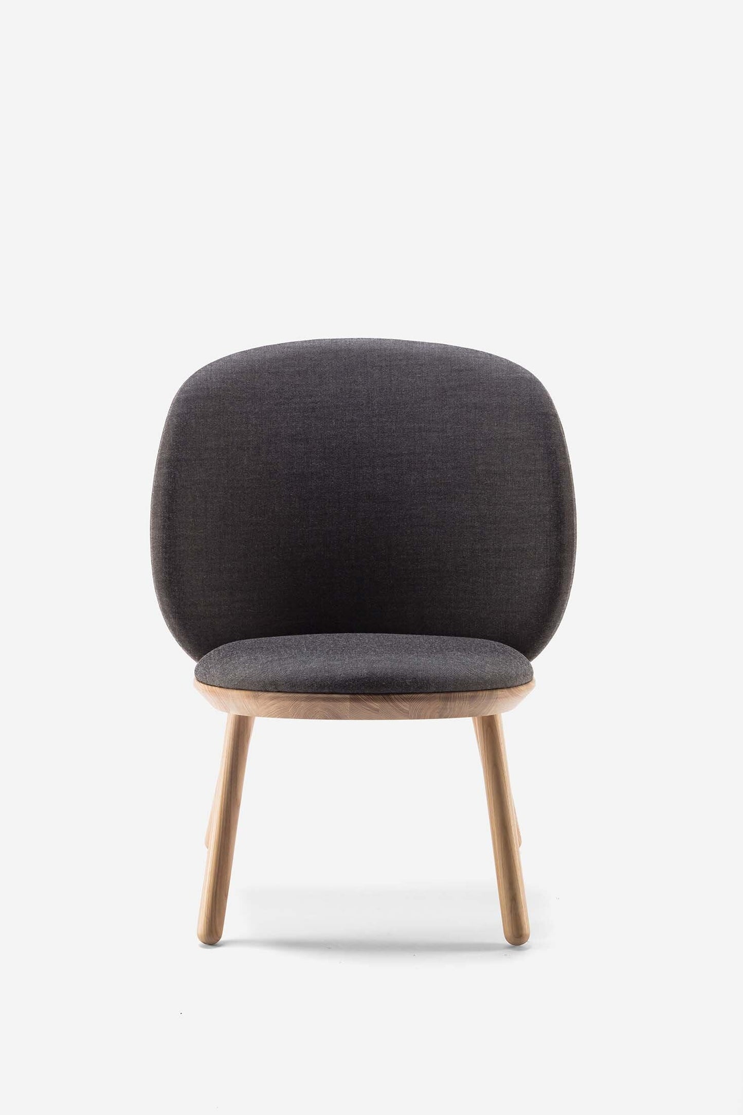 Naïve Low Chair Black Solid Ash