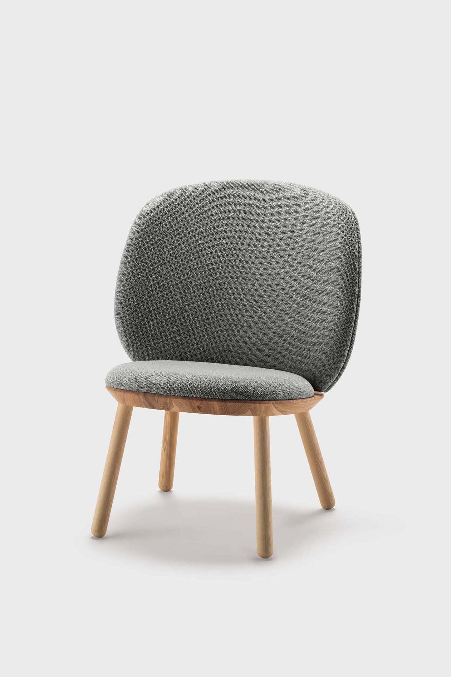 Naïve Low Chair Black Solid Ash