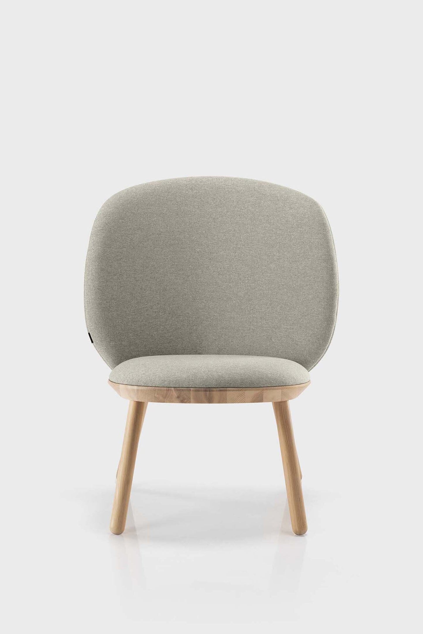Naïve Low Chair Black Solid Ash