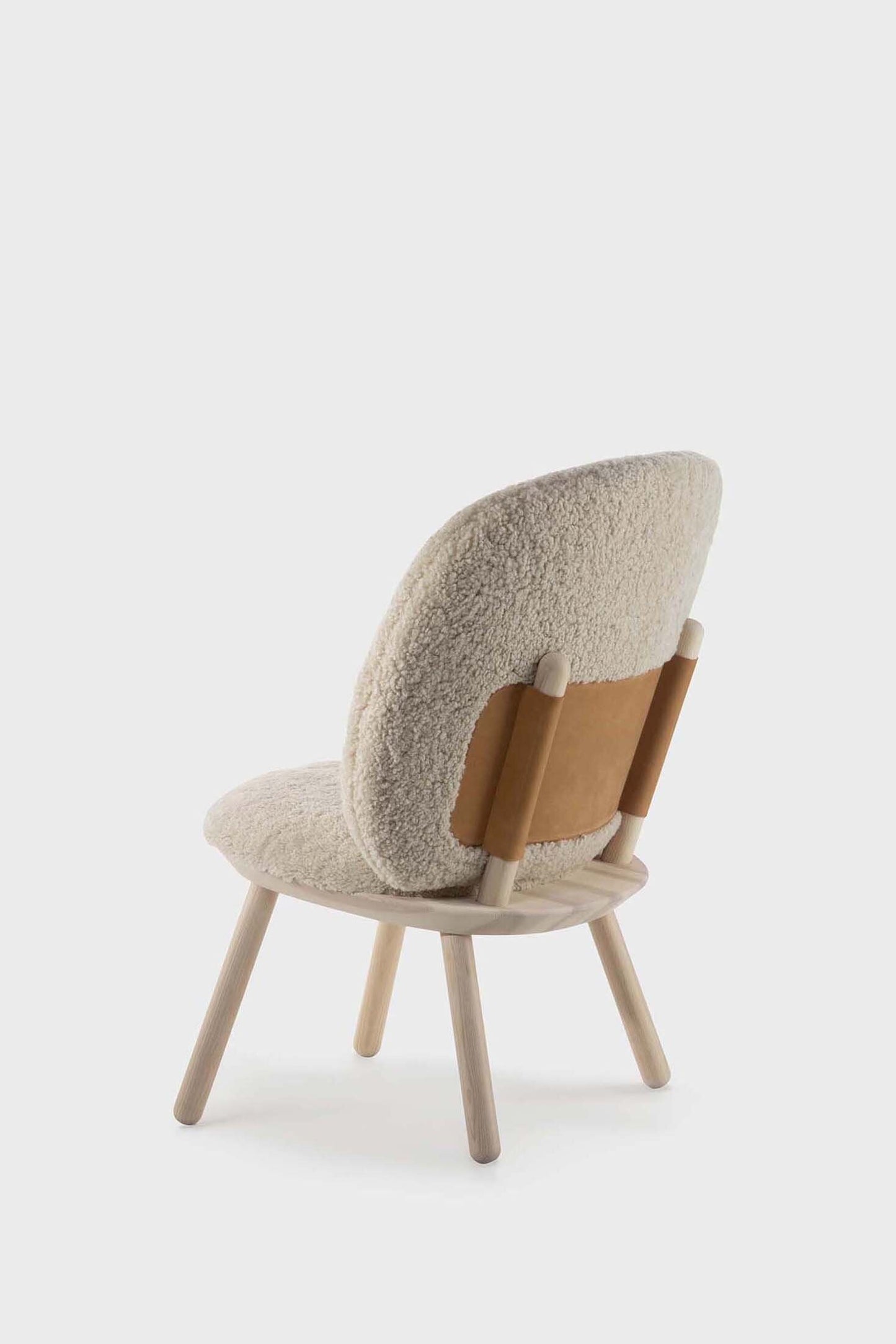 Naïve Low Chair Black Solid Ash