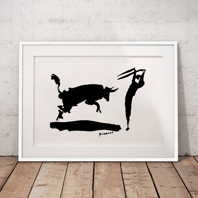 Pablo Picasso Minimalist Canvas Painting Wall