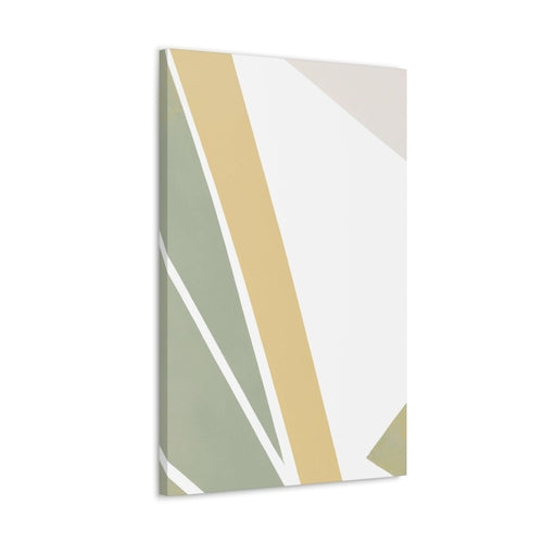 Wall Art Decor - Canvas Print Artwork - Green Abstract Design